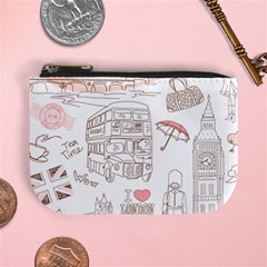 London-paris-drawing-vector-london-comics Mini Coin Purse by Cowasu