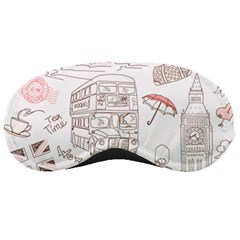 London-paris-drawing-vector-london-comics Sleep Mask by Cowasu