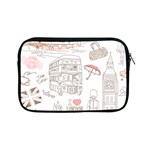 London-paris-drawing-vector-london-comics Apple iPad Mini Zipper Cases Front