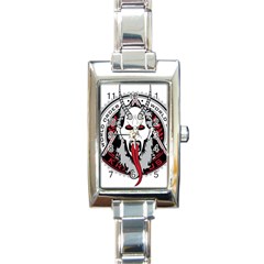 Krampus Rectangle Italian Charm Watch by Cowasu