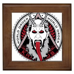 Krampus Framed Tile