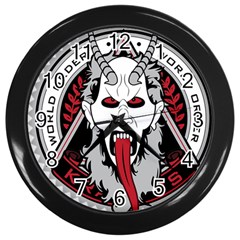 Krampus Wall Clock (black)