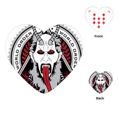 Krampus Playing Cards Single Design (heart) by Cowasu