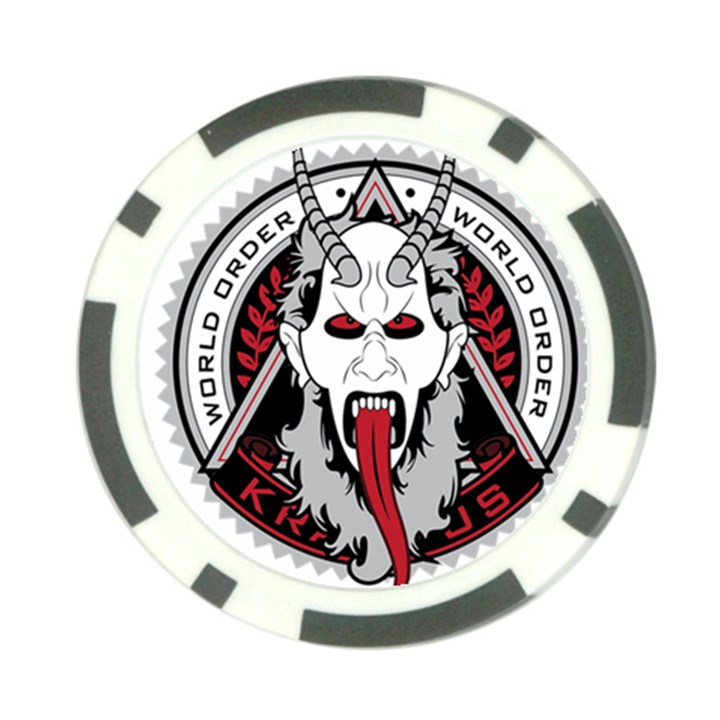 Krampus Poker Chip Card Guard