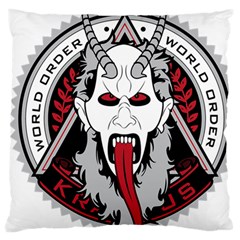 Krampus Large Cushion Case (one Side) by Cowasu