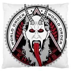 Krampus Large Premium Plush Fleece Cushion Case (one Side) by Cowasu