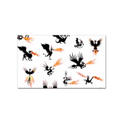 Dragon-phoenix-fire-bird-ancient Sticker Rectangular (10 Pack) by Cowasu