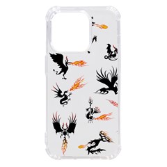 Dragon-phoenix-fire-bird-ancient Iphone 14 Pro Tpu Uv Print Case