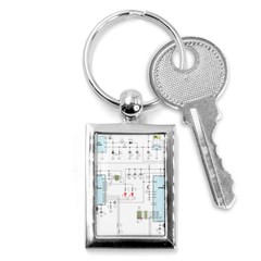 Circuits-electronics-atmel Key Chain (rectangle) by Cowasu