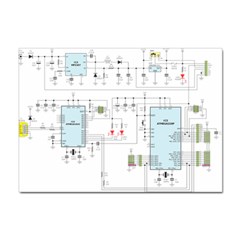 Circuits-electronics-atmel Sticker A4 (10 Pack) by Cowasu