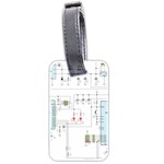 Circuits-electronics-atmel Luggage Tag (two sides) Front