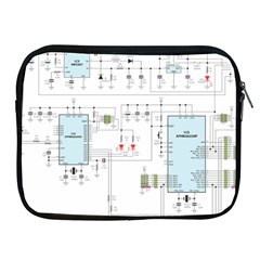 Circuits-electronics-atmel Apple Ipad 2/3/4 Zipper Cases by Cowasu