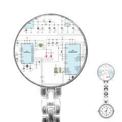 Circuits-electronics-atmel Stainless Steel Nurses Watch by Cowasu