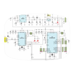 Circuits-electronics-atmel Mini Square Pill Box by Cowasu