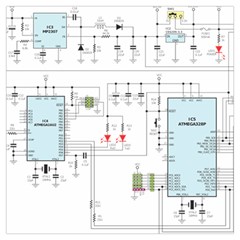 Circuits-electronics-atmel Lightweight Scarf  by Cowasu