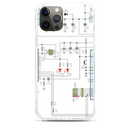 Circuits-electronics-atmel Iphone 12 Pro Max Tpu Uv Print Case by Cowasu