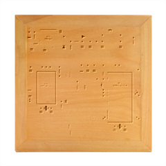 Circuits-electronics-atmel Wood Photo Frame Cube