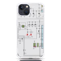 Circuits-electronics-atmel Iphone 13 Tpu Uv Print Case