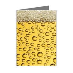 Beer Bubbles Mini Greeting Card by Cowasu