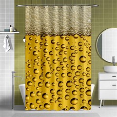 Beer Bubbles Shower Curtain 48  X 72  (small)  by Cowasu