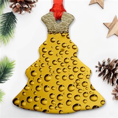 Beer Bubbles Christmas Tree Ornament (two Sides) by Cowasu