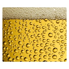 Beer Bubbles Two Sides Premium Plush Fleece Blanket (small) by Cowasu