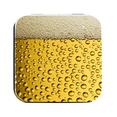 Beer Bubbles Square Metal Box (black)