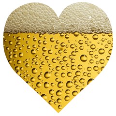 Beer Bubbles Wooden Puzzle Heart