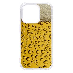 Beer Bubbles Iphone 14 Pro Tpu Uv Print Case