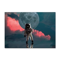 Astronaut-moon-space-nasa-planet Sticker A4 (10 Pack) by Cowasu