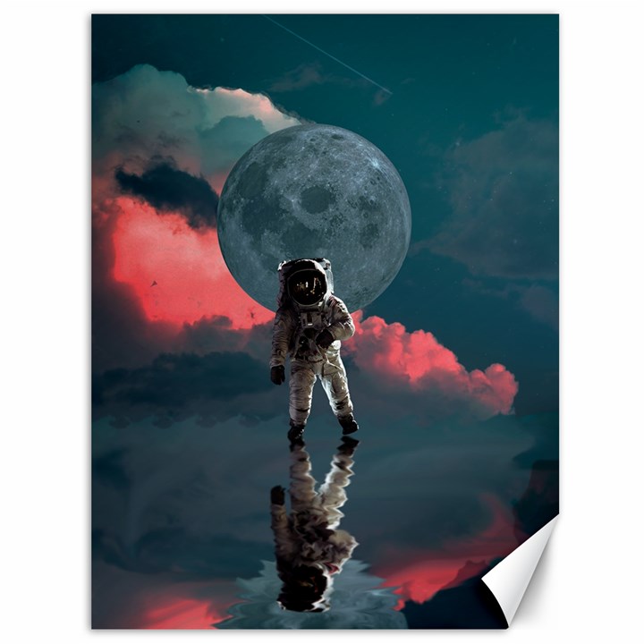 Astronaut-moon-space-nasa-planet Canvas 36  x 48 