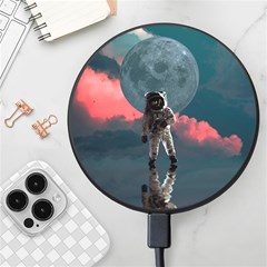 Astronaut-moon-space-nasa-planet Wireless Fast Charger(black) by Cowasu