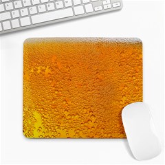 Beer Bubbles Pattern Large Mousepad by Cowasu