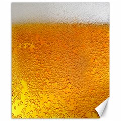 Beer Bubbles Pattern Canvas 8  X 10  by Cowasu