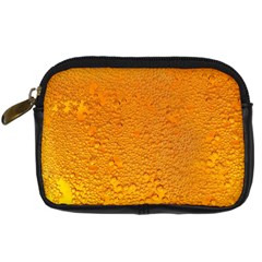 Beer Bubbles Pattern Digital Camera Leather Case by Cowasu