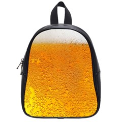 Beer Bubbles Pattern School Bag (small) by Cowasu