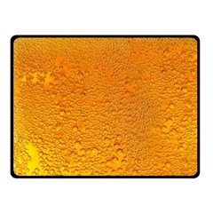 Beer Bubbles Pattern Two Sides Fleece Blanket (small) by Cowasu