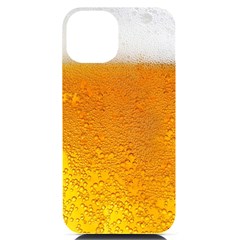 Beer Bubbles Pattern Iphone 14 Black Uv Print Case by Cowasu