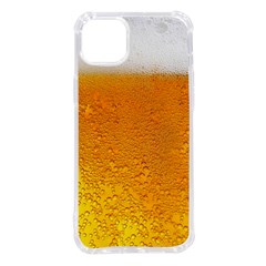 Beer Bubbles Pattern Iphone 14 Plus Tpu Uv Print Case