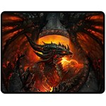 Dragon Fire Fantasy Art Fleece Blanket (Medium) 60 x50  Blanket Front