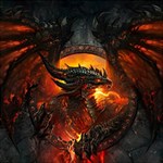 Dragon Fire Fantasy Art Play Mat (Square) Front