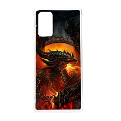 Dragon Fire Fantasy Art Samsung Galaxy Note 20 Tpu Uv Case by Cowasu