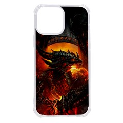 Dragon Fire Fantasy Art Iphone 13 Pro Max Tpu Uv Print Case by Cowasu