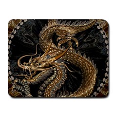 Fantasy Dragon Pentagram Small Mousepad by Cowasu