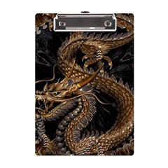 Fantasy Dragon Pentagram A5 Acrylic Clipboard by Cowasu