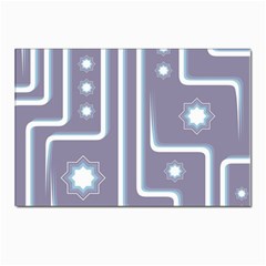 Pattern-non-seamless-background Postcards 5  X 7  (pkg Of 10) by Cowasu