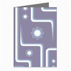 Pattern-non-seamless-background Greeting Cards (pkg Of 8)