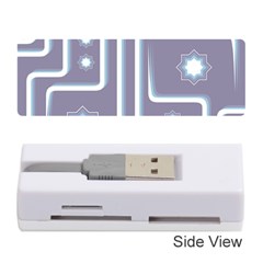 Pattern-non-seamless-background Memory Card Reader (stick) by Cowasu