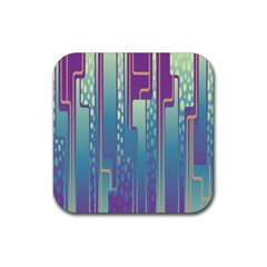 Non-seamless-pattern-background Rubber Coaster (square) by Cowasu