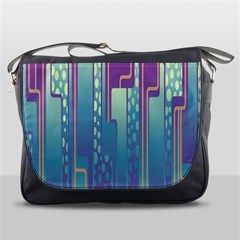 Non-seamless-pattern-background Messenger Bag by Cowasu